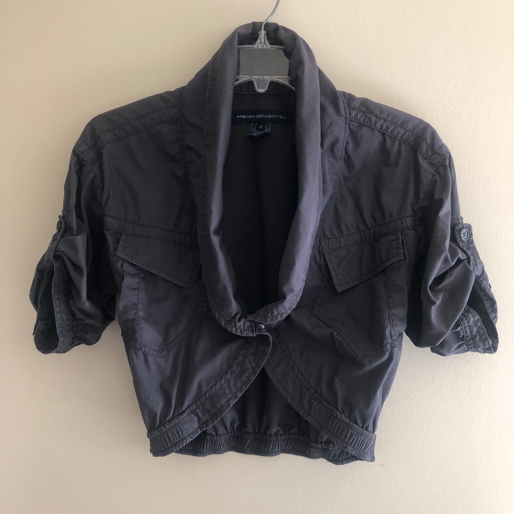 Parachute Style Cropped Top by French Connection